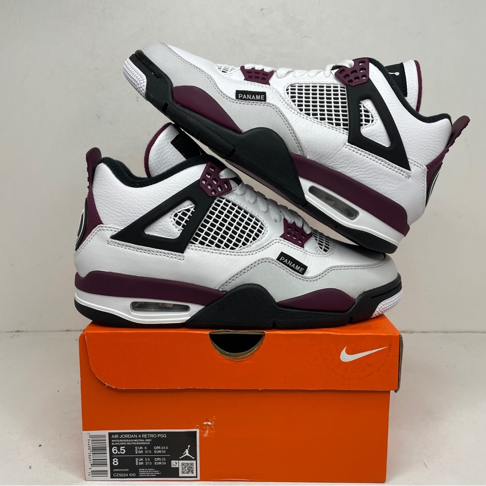 Nike Air Jordan 4 Retro “PSG/Paris Saint-Germain” 2023 - Picture 1 of 4